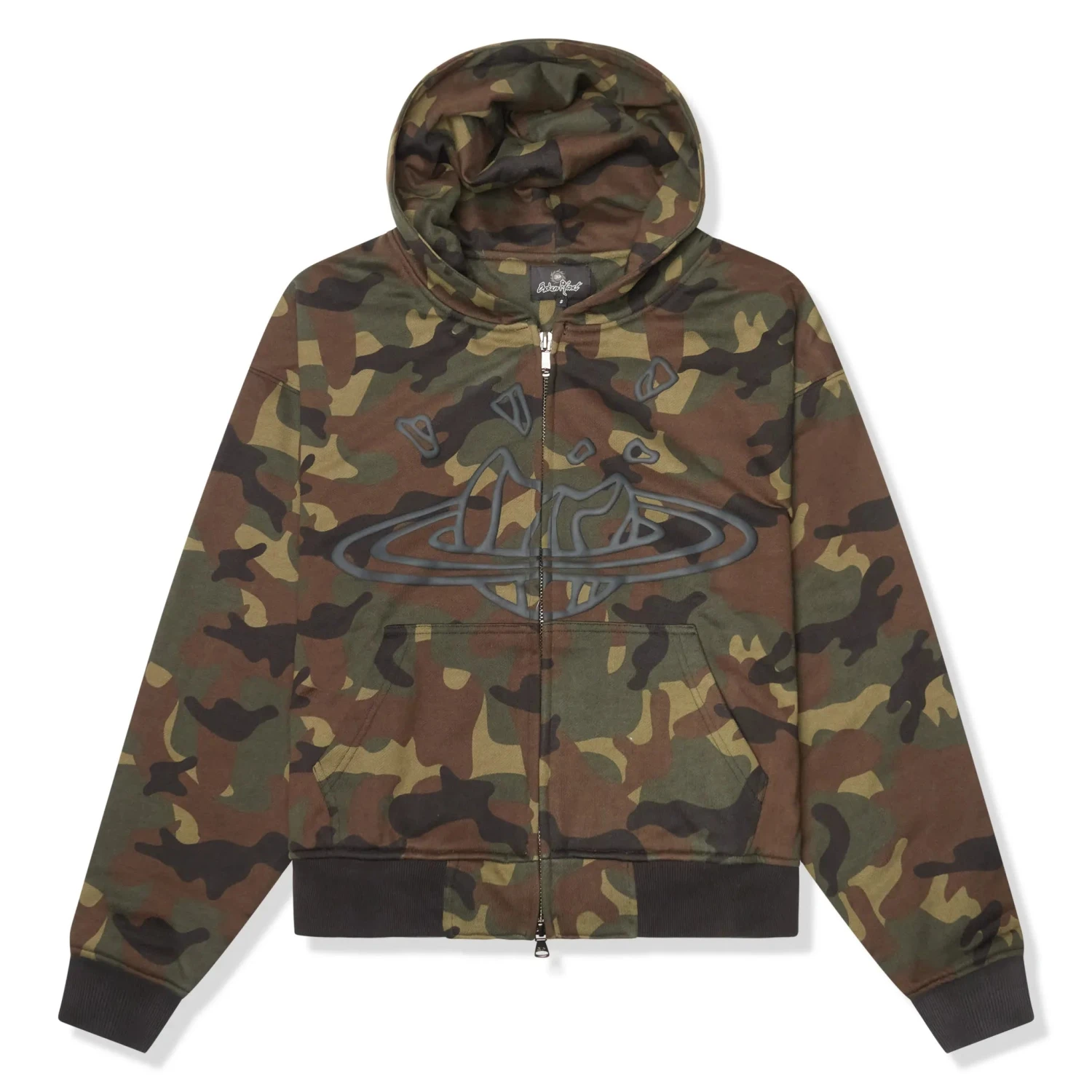Broken Planet Zip-Up Camo Green Hoodie 1 Broken Planet Zip-Up Camo Green Hoodie