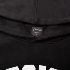 Carsicko London Black Hoodie -Creps Lockers carsicko london black hoodie logo logo neck