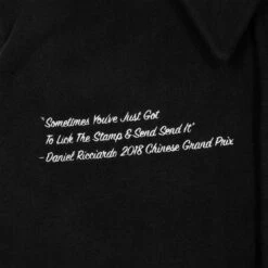 Carsicko Racing Club Black Varsity Jacket 10 Carsicko Racing Club Black Varsity Jacket -Creps Lockers carsicko racing club black varsity jacket close up