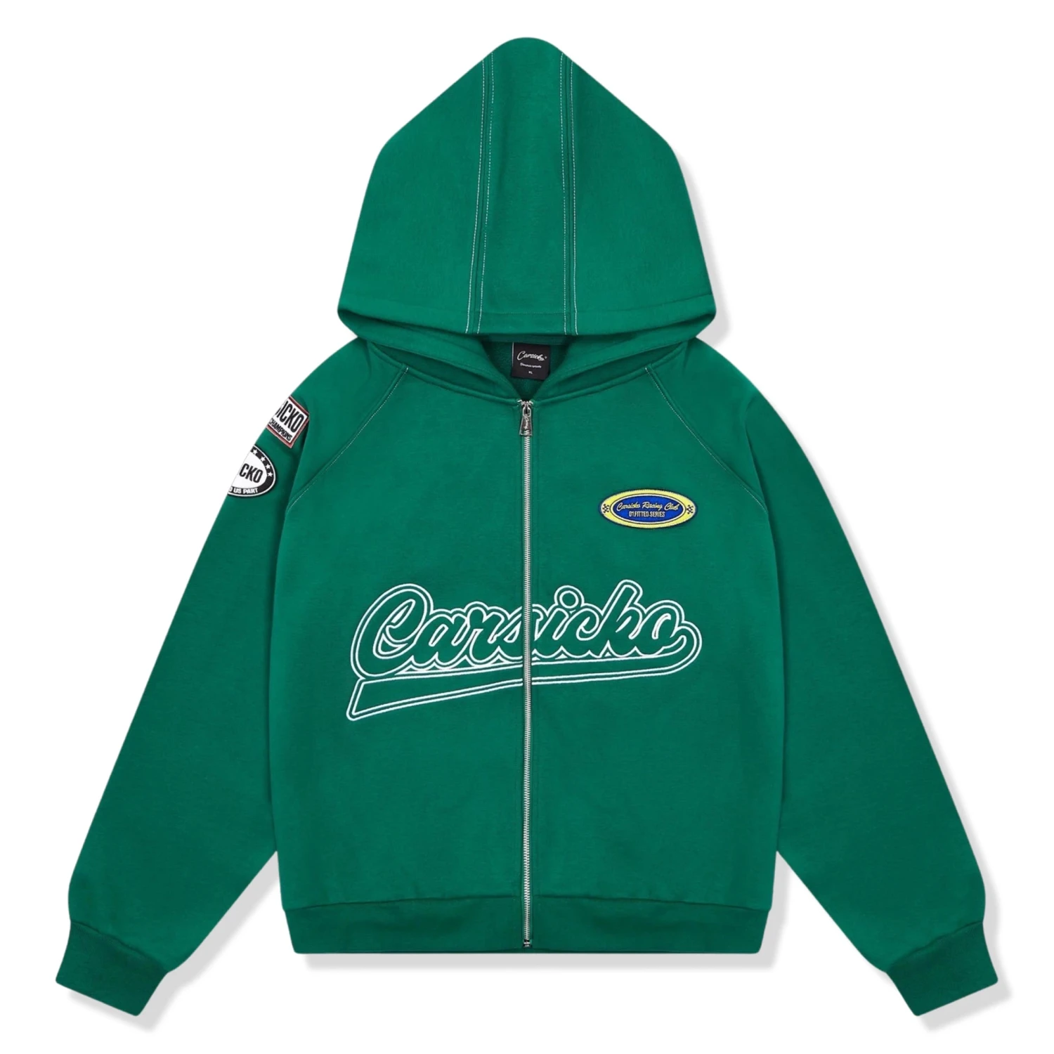 Carsicko Racing Club Green Hoodie 1 Carsicko Racing Club Green Hoodie
