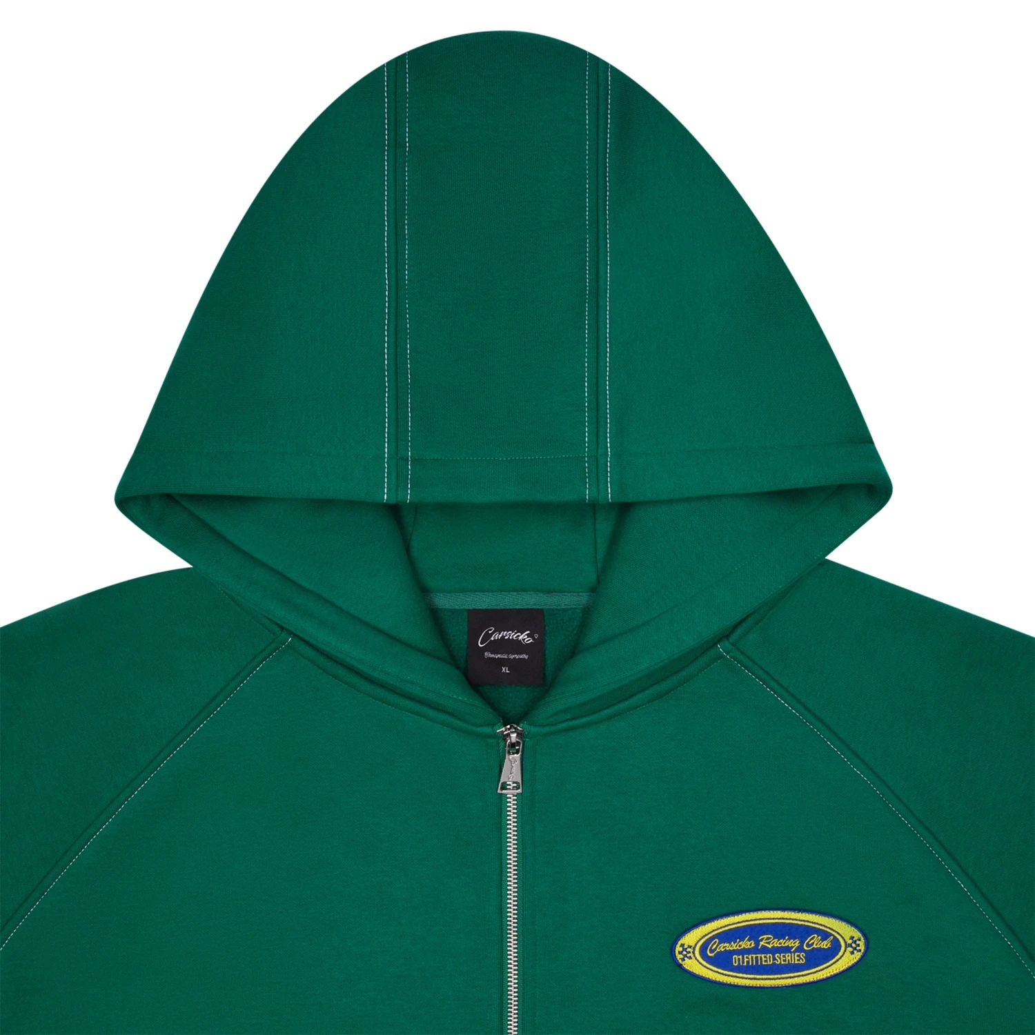 Carsicko Racing Club Green Hoodie 4 Carsicko Racing Club Green Hoodie - Image 4