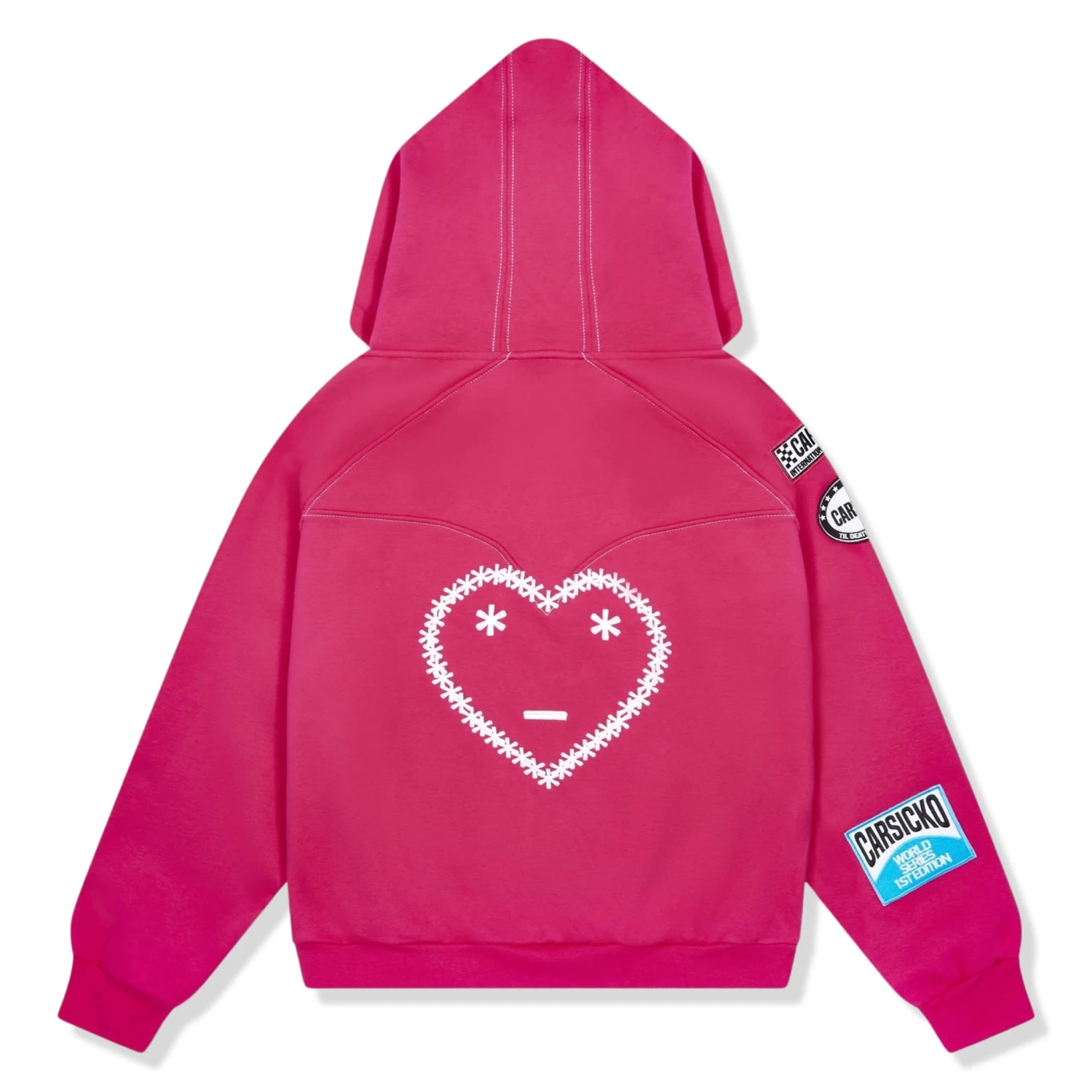 Carsicko Racing Club Pink Hoodie 2 Carsicko Racing Club Pink Hoodie - Image 2