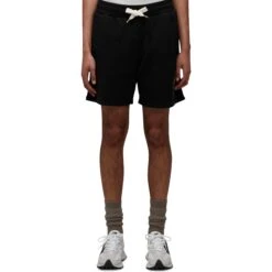 Casablanca Casa Way Black Shorts -Creps Lockers casablanca casa way black shorts mps24jtr00304 model front