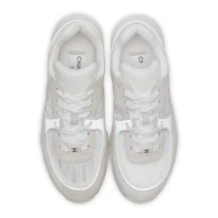 Chanel CC Logo Light Pink Mesh Sneaker -Creps Lockers chanel cc logo light pink mesh sneaker preloved top