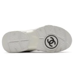 Chanel CC Logo Suede Nylon Purple Blue Sneaker - Preloved -Creps Lockers chanel cc logo suede nylon navy turquoise sneaker preloved sole