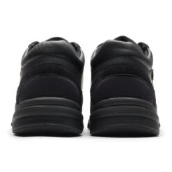 Chanel CC Logo Suede Triple Black Sneaker - Preloved 9 Chanel CC Logo Suede Triple Black Sneaker - Preloved -Creps Lockers chanel cc logo suede triple black sneaker back