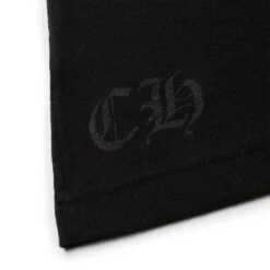 Chrome Hearts Horse Shoe Pocket Logo Black T Shirt 11 Chrome Hearts Horse Shoe Pocket Logo Black T Shirt -Creps Lockers chrome hearts horse shoe pocket logo black t shirt corner
