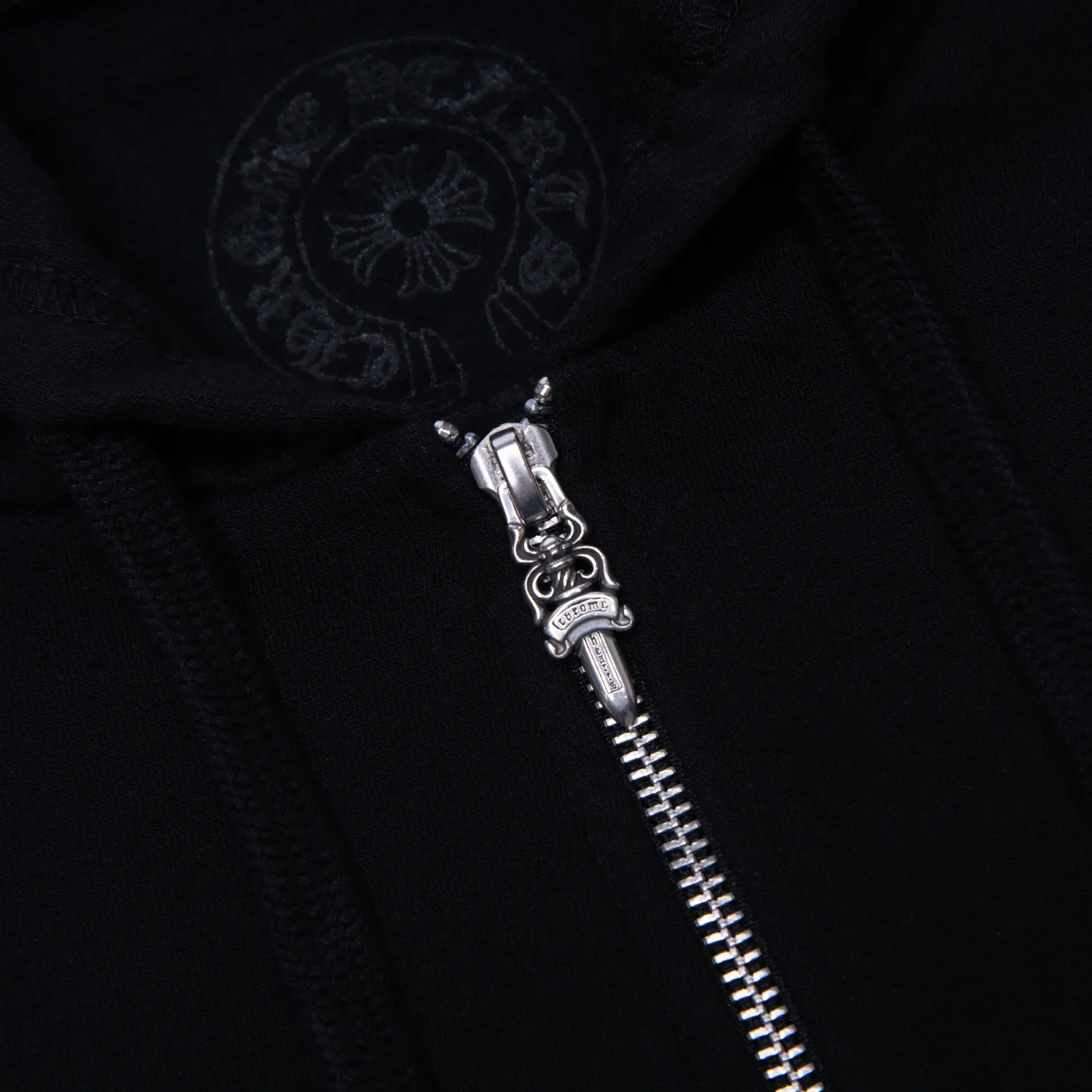Chrome Hearts Manchester Exclusive Horse Shoe Zip-Up Black Hoodie 3 Chrome Hearts Manchester Exclusive Horse Shoe Zip-Up Black Hoodie - Image 3