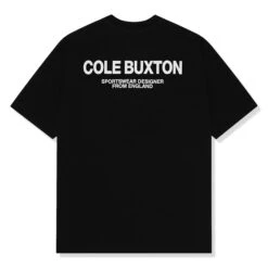 Cole Buxton CB Sportswear Black T Shirt 10 Cole Buxton CB Sportswear Black T Shirt -Creps Lockers cole buxton cb sportswear black t shirt aw23cbst001 000 back