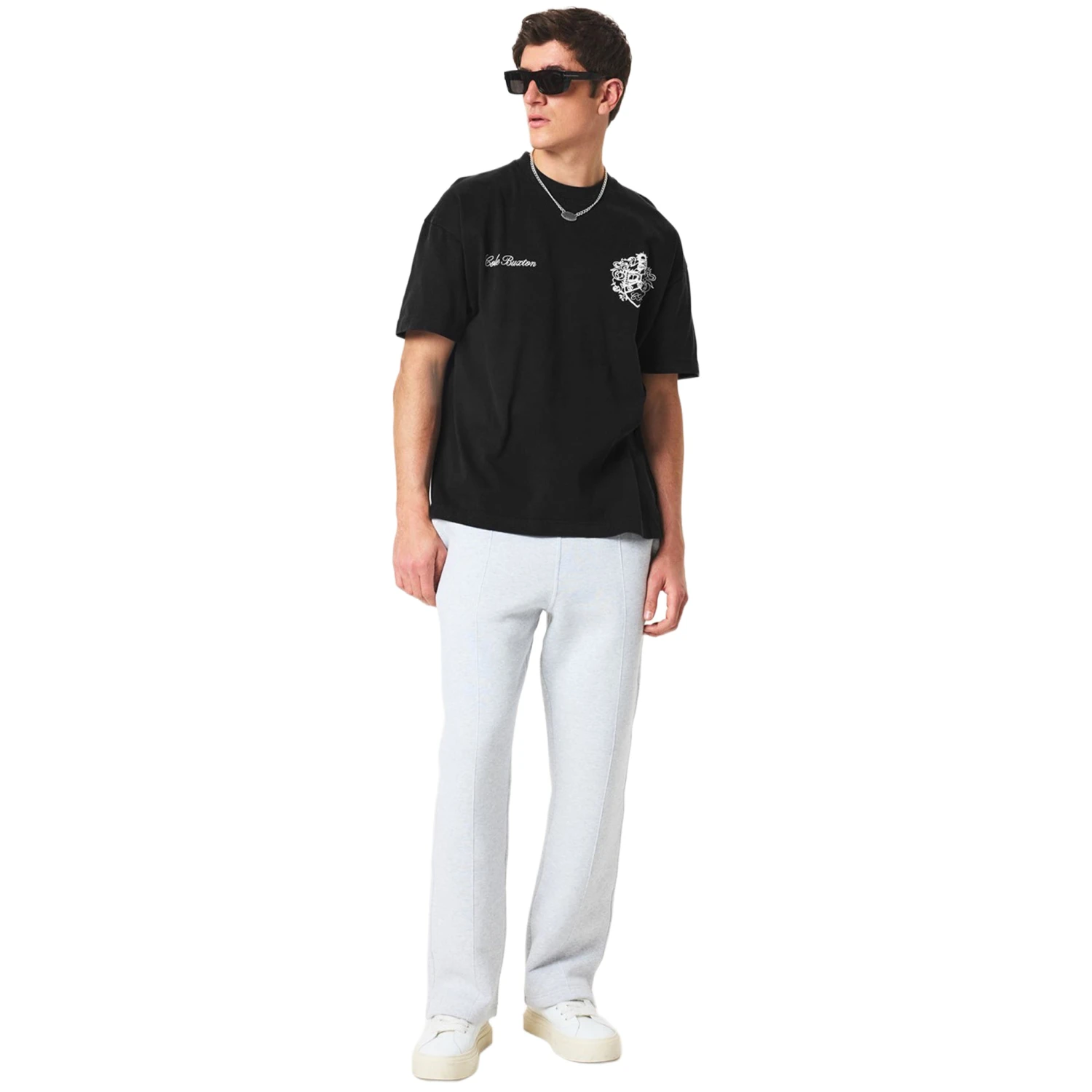 Cole Buxton Collegiate Black T Shirt 4 Cole Buxton Collegiate Black T Shirt - Image 4