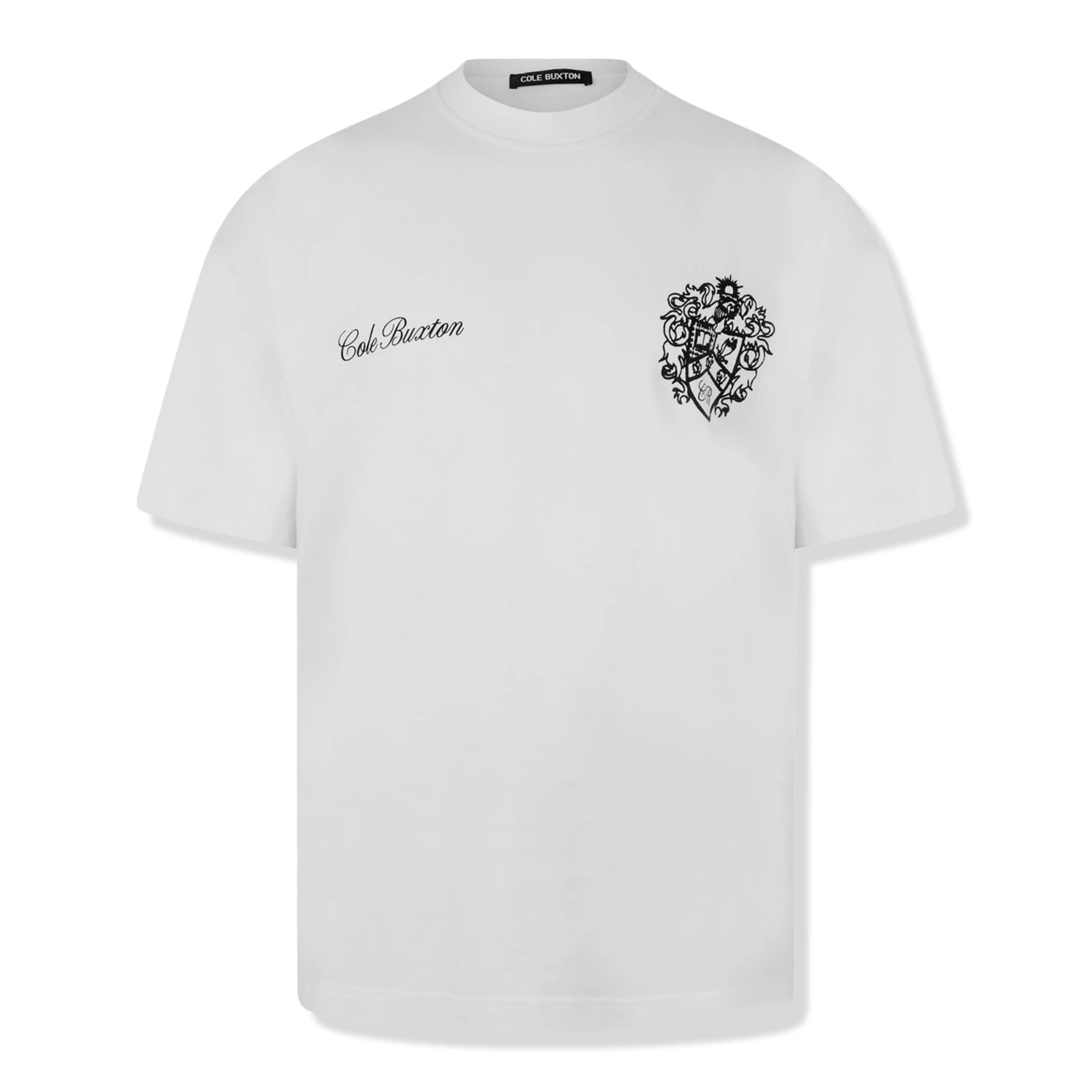 Cole Buxton Collegiate White T Shirt 1 Cole Buxton Collegiate White T Shirt
