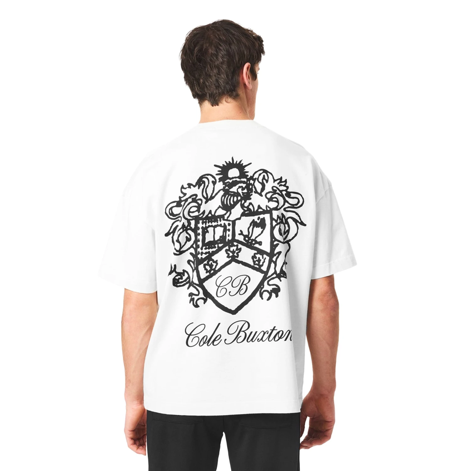 Cole Buxton Collegiate White T Shirt 2 Cole Buxton Collegiate White T Shirt - Image 2