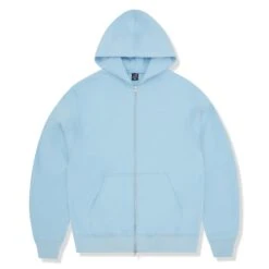 Corteiz Hybrid Jacquard Knit Alcatraz Baby Blue Hoodie