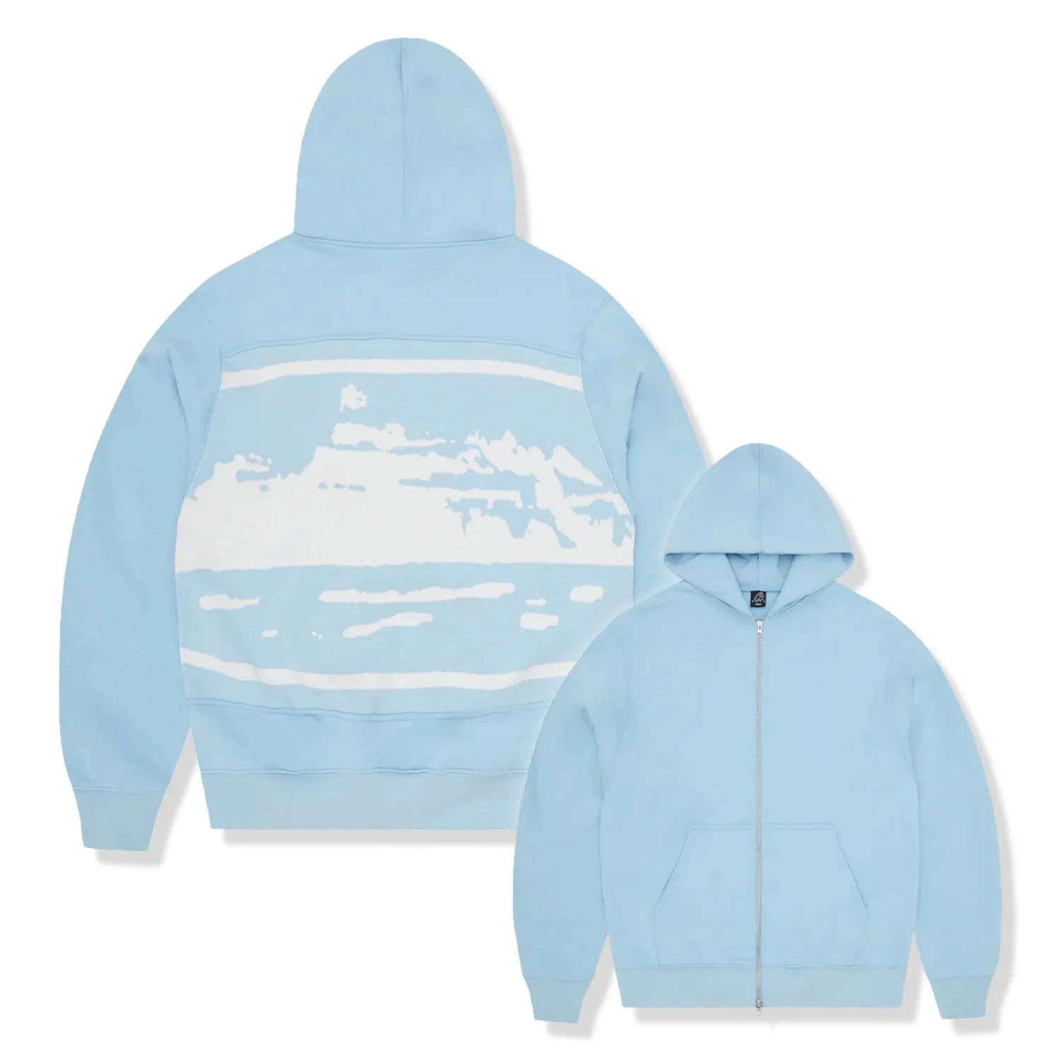 Corteiz Hybrid Jacquard Knit Alcatraz Baby Blue Hoodie 3 Corteiz Hybrid Jacquard Knit Alcatraz Baby Blue Hoodie - Image 3