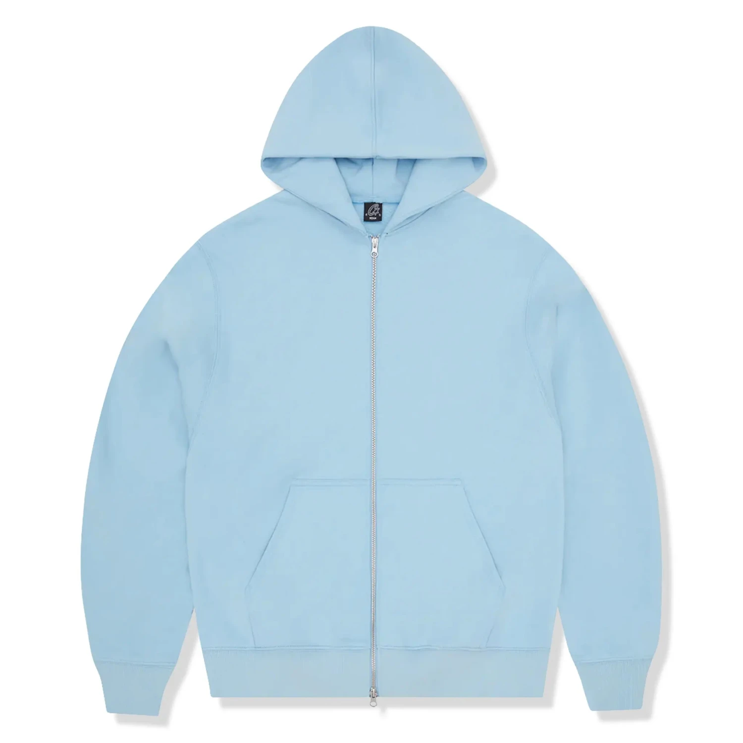 Corteiz Hybrid Jacquard Knit Alcatraz Baby Blue Hoodie 1 Corteiz Hybrid Jacquard Knit Alcatraz Baby Blue Hoodie