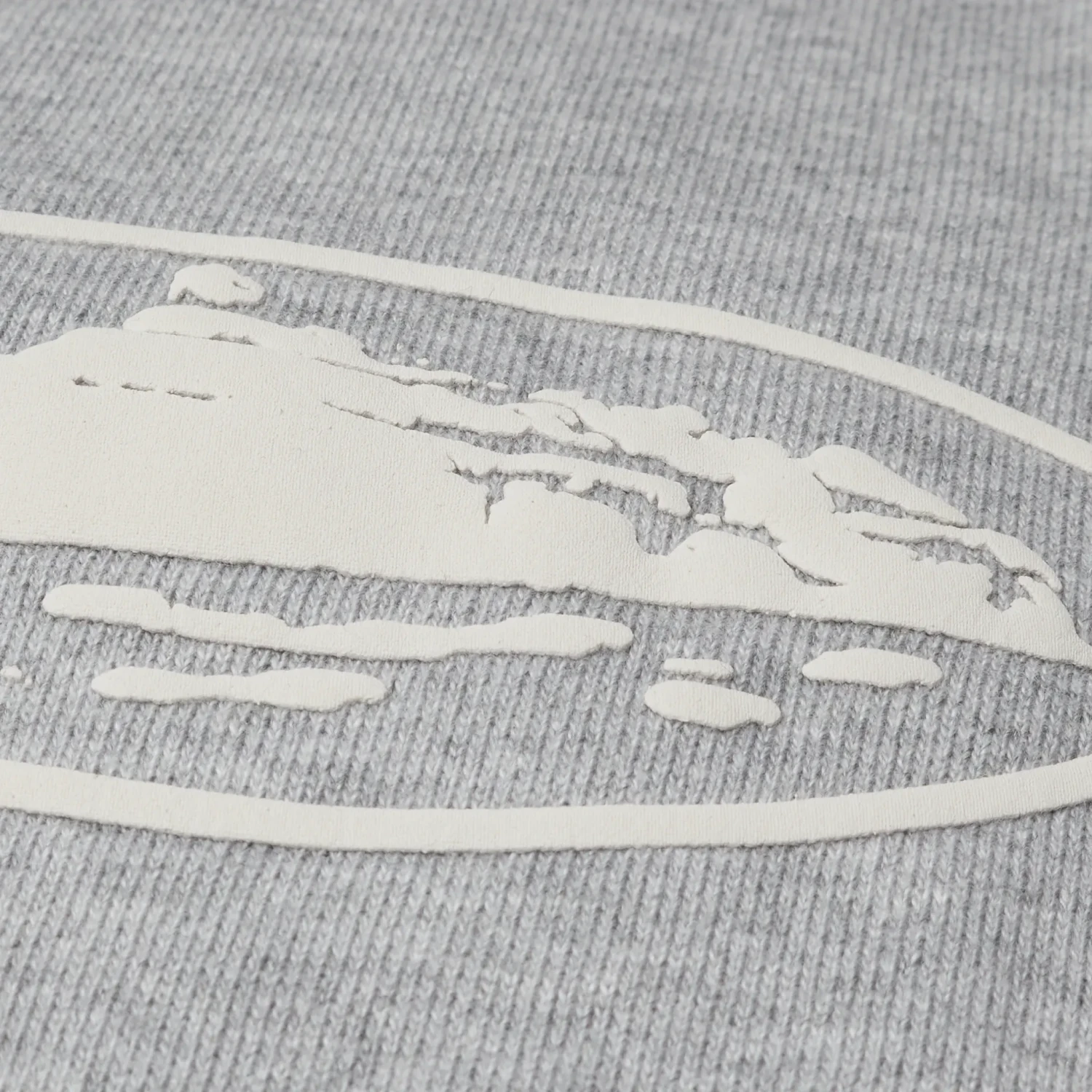 Corteiz Island Puff Print Heather Grey Open Hem Sweatpants 3 Corteiz Island Puff Print Heather Grey Open Hem Sweatpants - Image 3