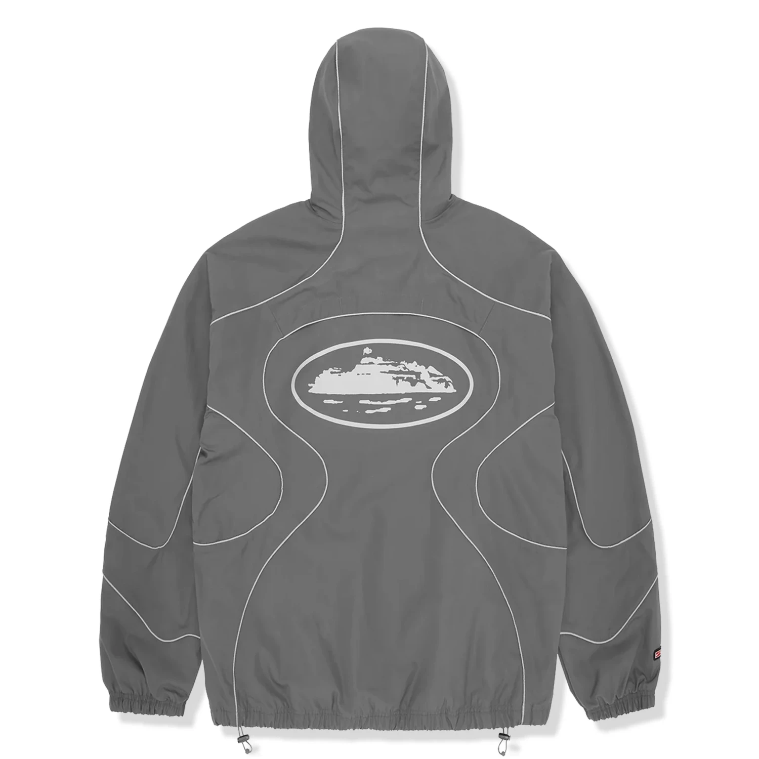 Corteiz X Nike Gully Grey Track Jacket 2 Corteiz X Nike Gully Grey Track Jacket - Image 2