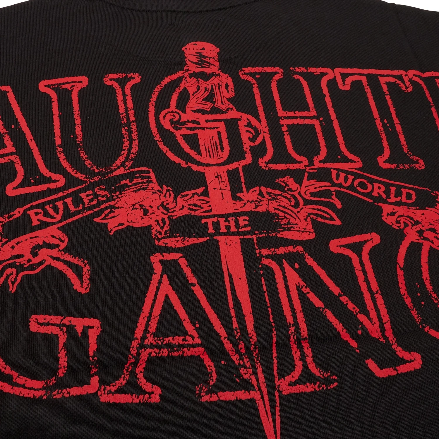 Corteiz X Slaughter Gang 21 Savage Black T Shirt 3 Corteiz X Slaughter Gang 21 Savage Black T Shirt - Image 3