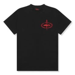 Corteiz X Slaughter Gang 21 Savage Black T Shirt