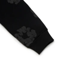 Denim Tears Cotton Wreath Black Monochrome Hoodie 7 Denim Tears Cotton Wreath Black Monochrome Hoodie -Creps Lockers denim tears cotton wreath black monochrome hoodie 5650 1ss240106cwhs blac sleeve