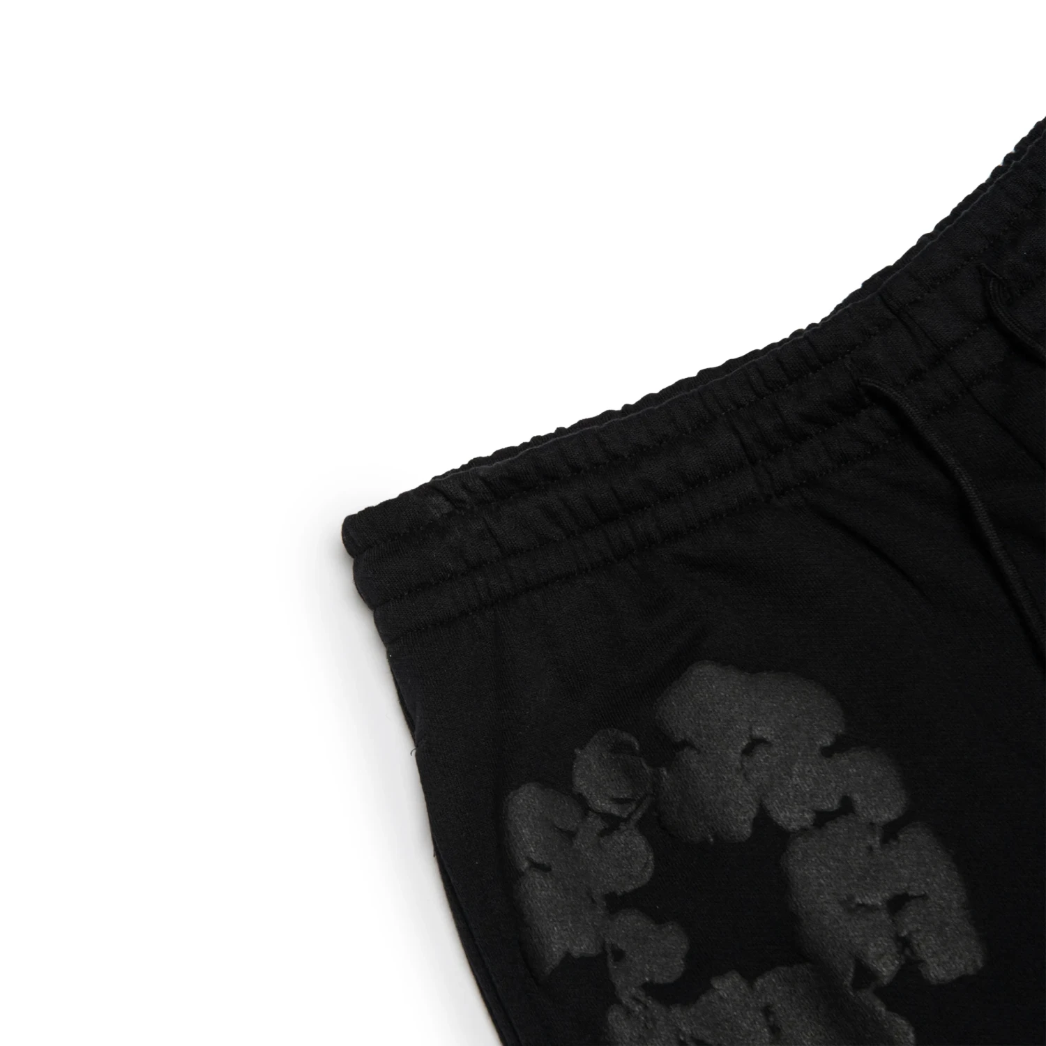 Denim Tears Cotton Wreath Black Monochrome Sweatpants 5 Denim Tears Cotton Wreath Black Monochrome Sweatpants - Image 5