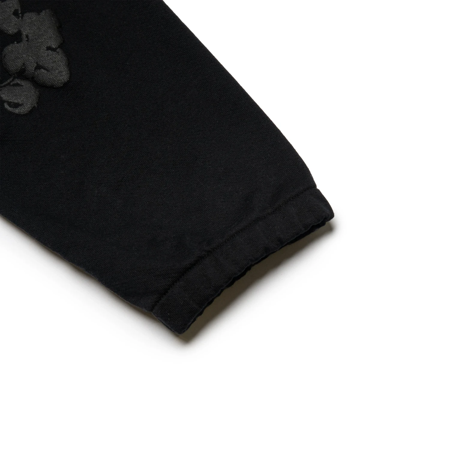 Denim Tears Cotton Wreath Black Monochrome Sweatpants 4 Denim Tears Cotton Wreath Black Monochrome Sweatpants - Image 4