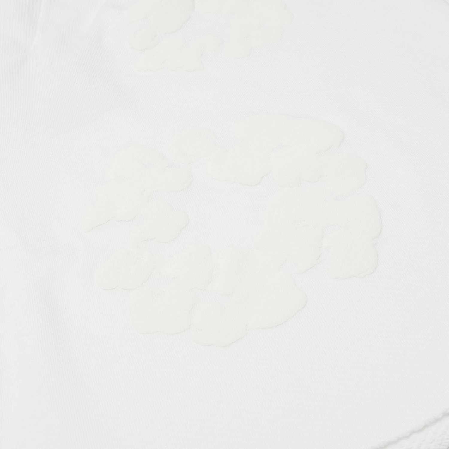 Denim Tears Mono The Cotton Wreath White Shorts 4 Denim Tears Mono The Cotton Wreath White Shorts - Image 4