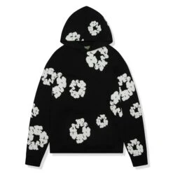 Denim Tears The Cotton Wreath Black Hoodie
