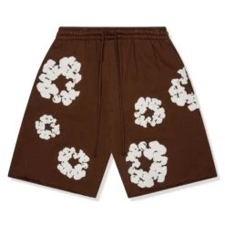 Denim Tears The Cotton Wreath Brown Shorts