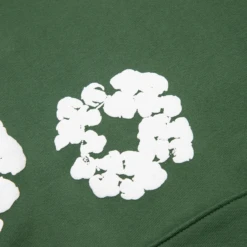 Denim Tears The Cotton Wreath Green Hoodie 6 Denim Tears The Cotton Wreath Green Hoodie -Creps Lockers denim tears the cotton wreath green hoodie detail