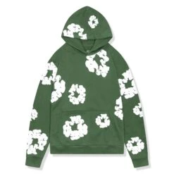 Denim Tears The Cotton Wreath Green Hoodie