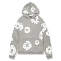 Denim Tears The Cotton Wreath Grey Hoodie