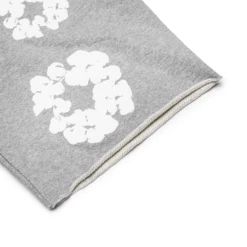 Denim Tears The Cotton Wreath Grey Shorts 9 Denim Tears The Cotton Wreath Grey Shorts -Creps Lockers denim tears the cotton wreath grey shorts 402 070 30 leg