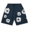 Denim Tears The Cotton Wreath Navy Shorts