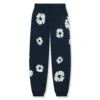 Denim Tears The Cotton Wreath Navy Sweatpants