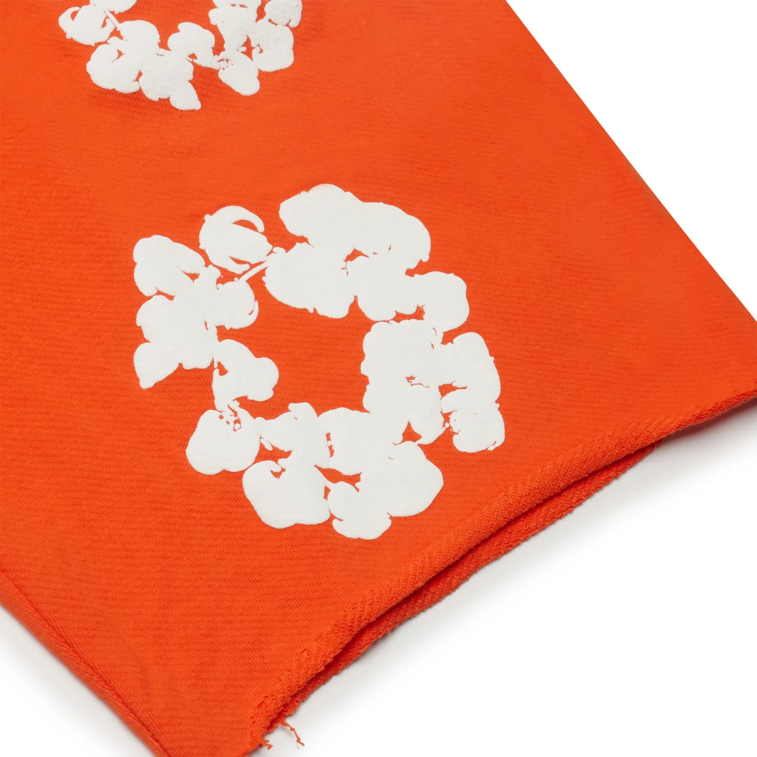 Denim Tears The Cotton Wreath Orange Shorts 3 Denim Tears The Cotton Wreath Orange Shorts - Image 3