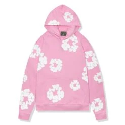 Denim Tears The Cotton Wreath Pink Hoodie