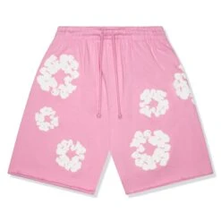 Denim Tears The Cotton Wreath Pink Shorts