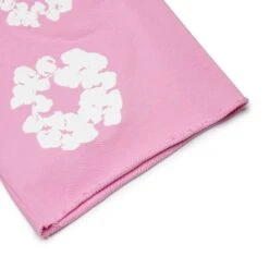 Denim Tears The Cotton Wreath Pink Shorts -Creps Lockers denim tears the cotton wreath pink shorts 402 100 30 pink leg