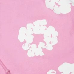 Denim Tears The Cotton Wreath Pink Shorts -Creps Lockers denim tears the cotton wreath pink shorts 402 100 30 pink patch