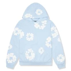 Denim Tears The Cotton Wreath Powder Blue Hoodie