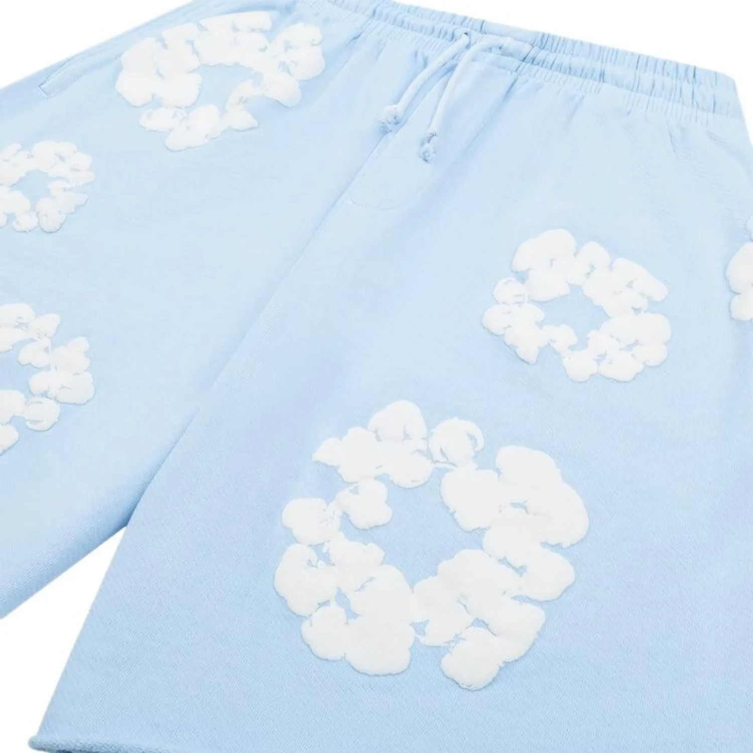 Denim Tears The Cotton Wreath Powder Blue Shorts 3 Denim Tears The Cotton Wreath Powder Blue Shorts - Image 3