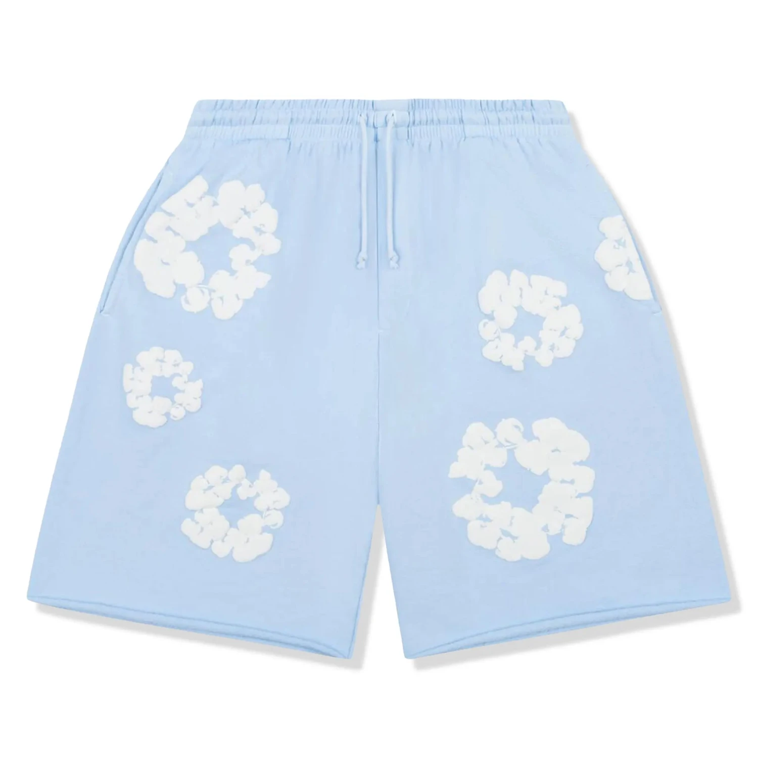 Denim Tears The Cotton Wreath Powder Blue Shorts 1 Denim Tears The Cotton Wreath Powder Blue Shorts