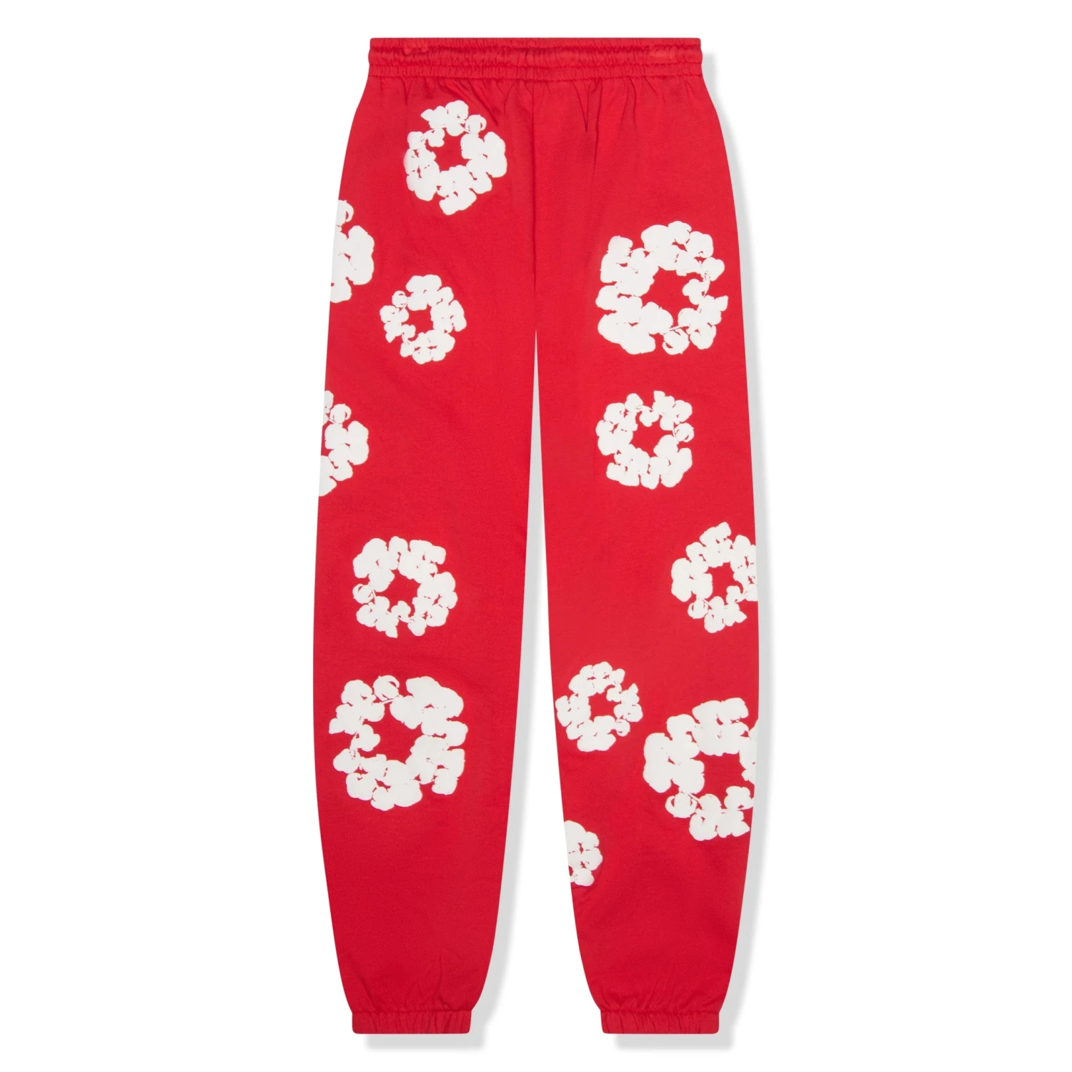 Denim Tears The Cotton Wreath Red Sweatpants 2 Denim Tears The Cotton Wreath Red Sweatpants - Image 2