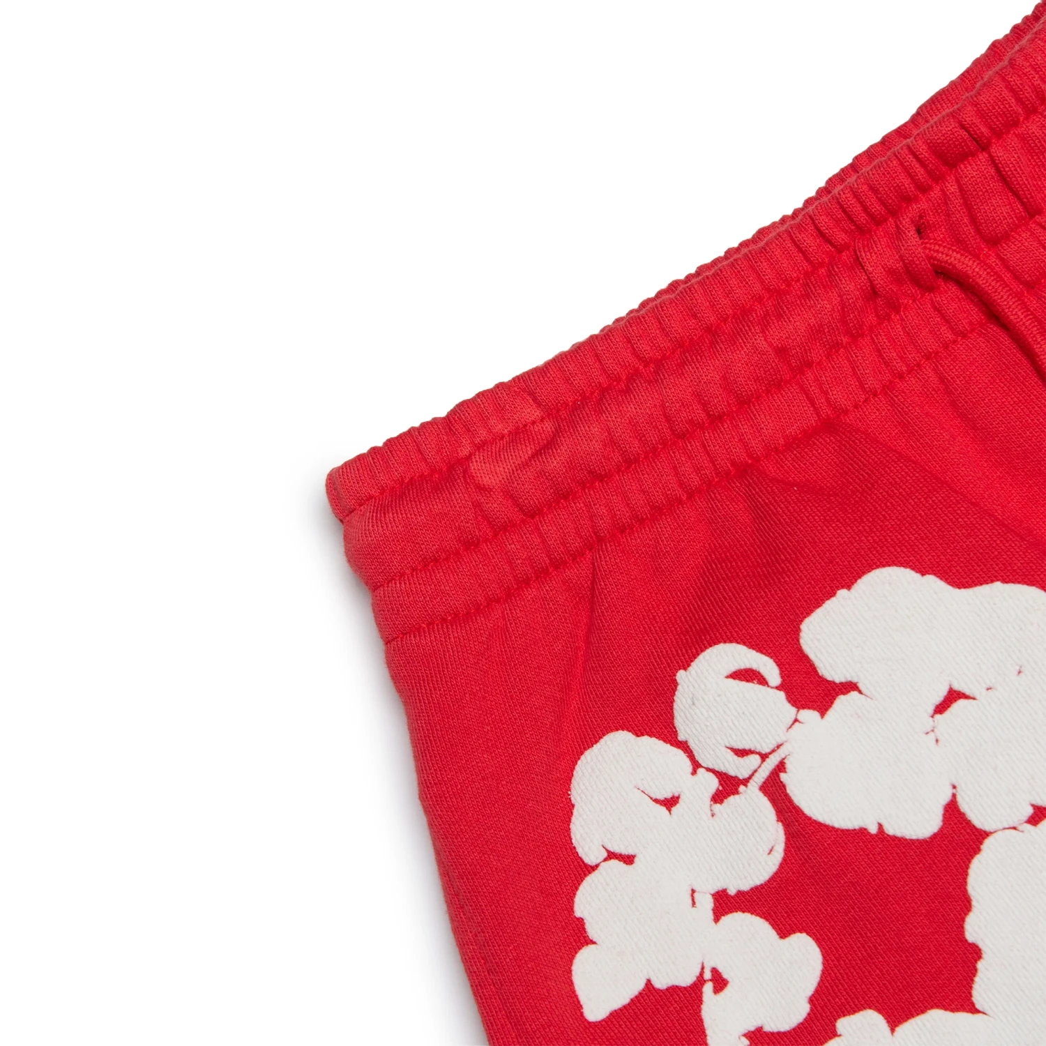 Denim Tears The Cotton Wreath Red Sweatpants 4 Denim Tears The Cotton Wreath Red Sweatpants - Image 4