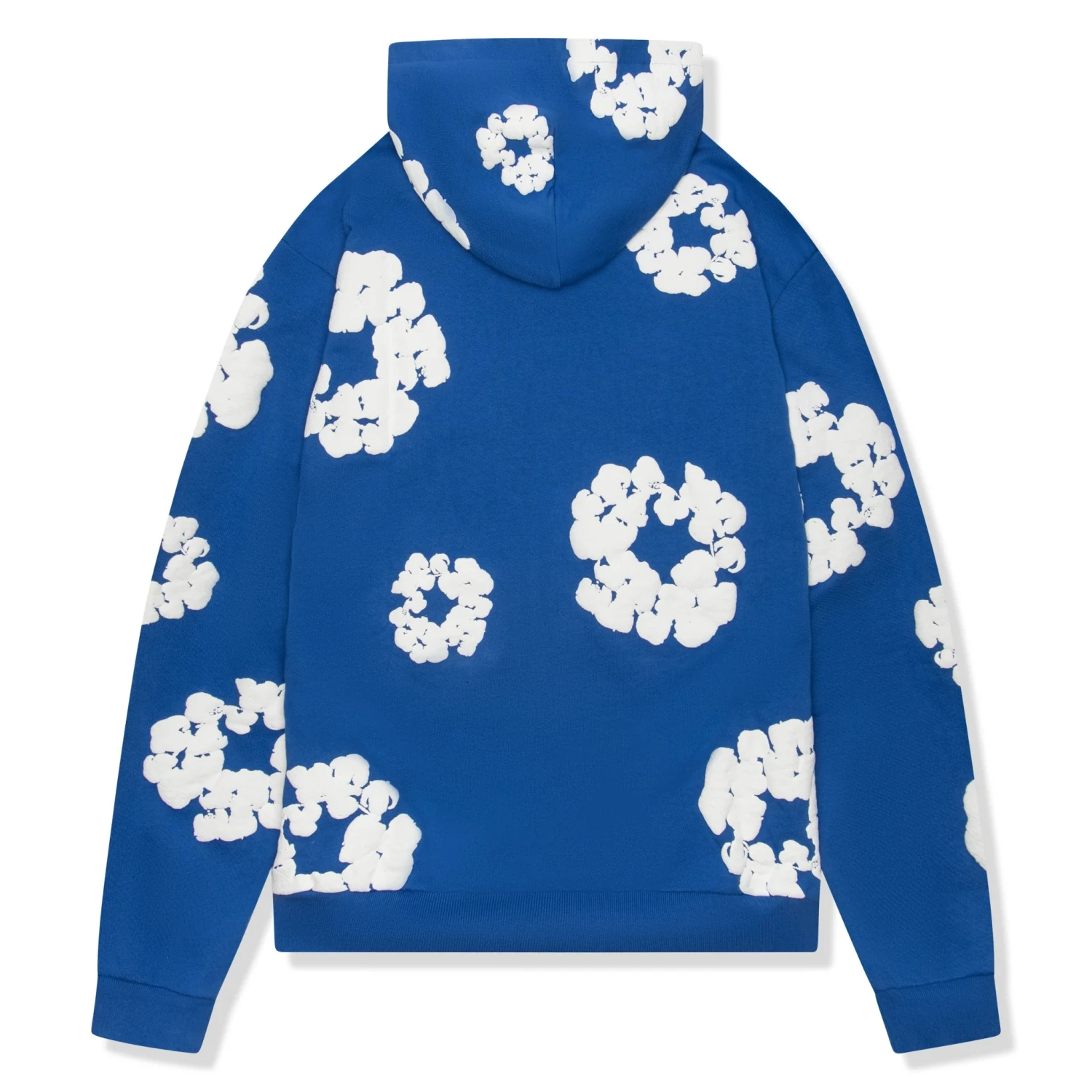 Denim Tears The Cotton Wreath Royal Blue Hoodie 2 Denim Tears The Cotton Wreath Royal Blue Hoodie - Image 2