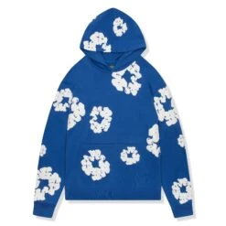 Denim Tears The Cotton Wreath Royal Blue Hoodie