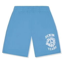 Denim Tears University Light Blue Mesh Shorts