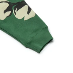Denim Tears X CPFM Cactus Tears Green Sweatshirt -Creps Lockers denim tears x cpfm cactus tears green sweatshirt fw24tcn024s green sleeve
