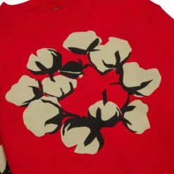 Denim Tears X CPFM Cactus Tears Red Sweatshirt 8 Denim Tears X CPFM Cactus Tears Red Sweatshirt -Creps Lockers denim tears x cpfm cactus tears red sweatshirt fw24tcn023 red patch